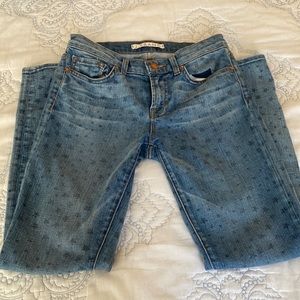 Soft jeans with star print